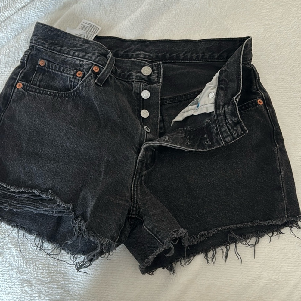 Levi’s mini 501 shorts black
